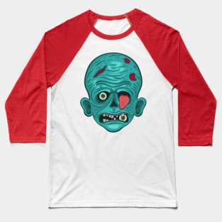 creepy zombie eye tongue Baseball T-Shirt